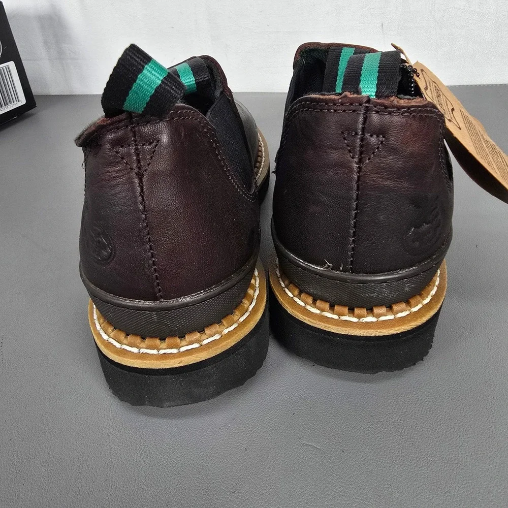 Georgia Boot Georgia Giant Romeo Mens Brown Leather Work Boots GR262 Size 9W